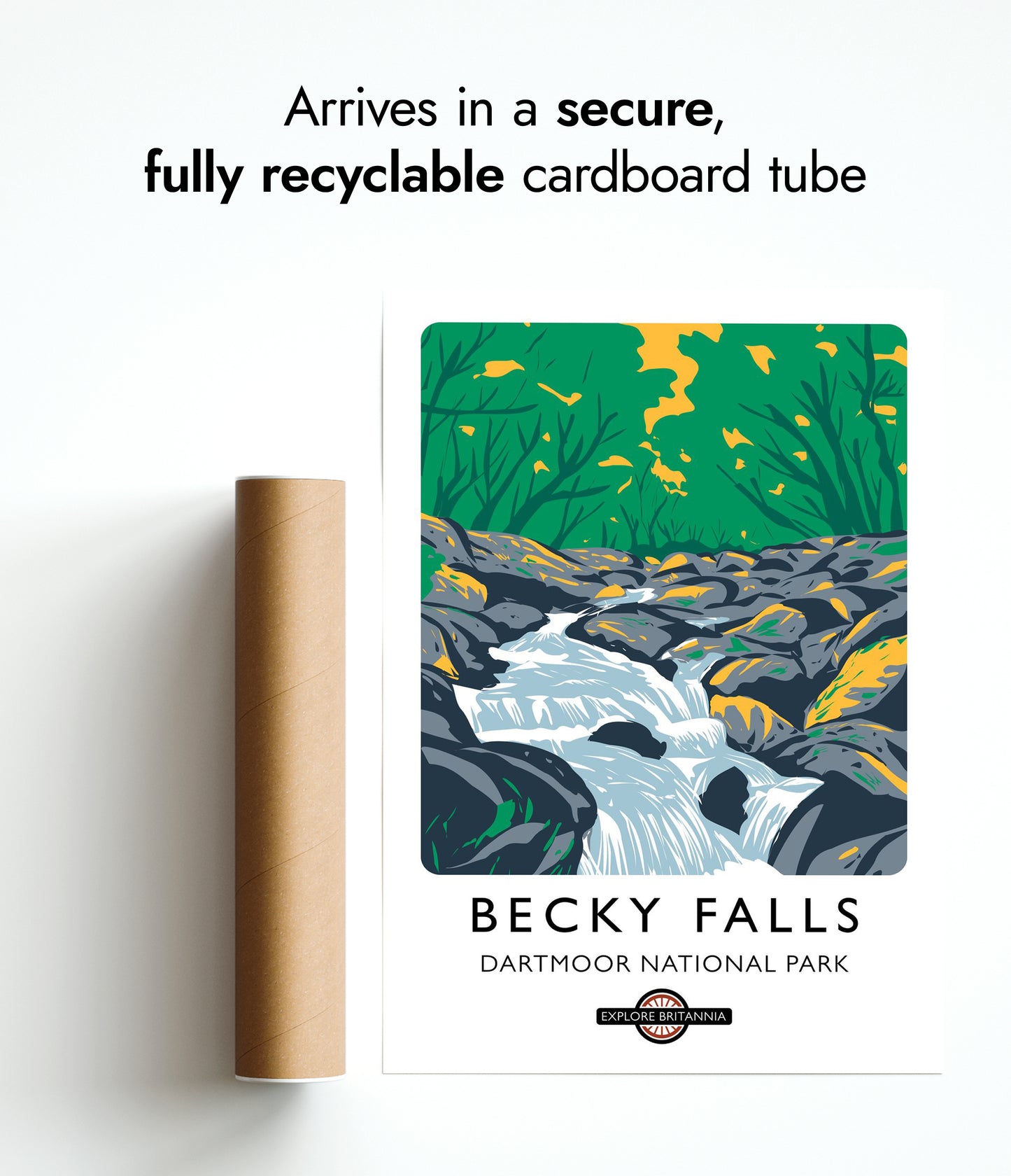 Becky Falls, Dartmoor National Park