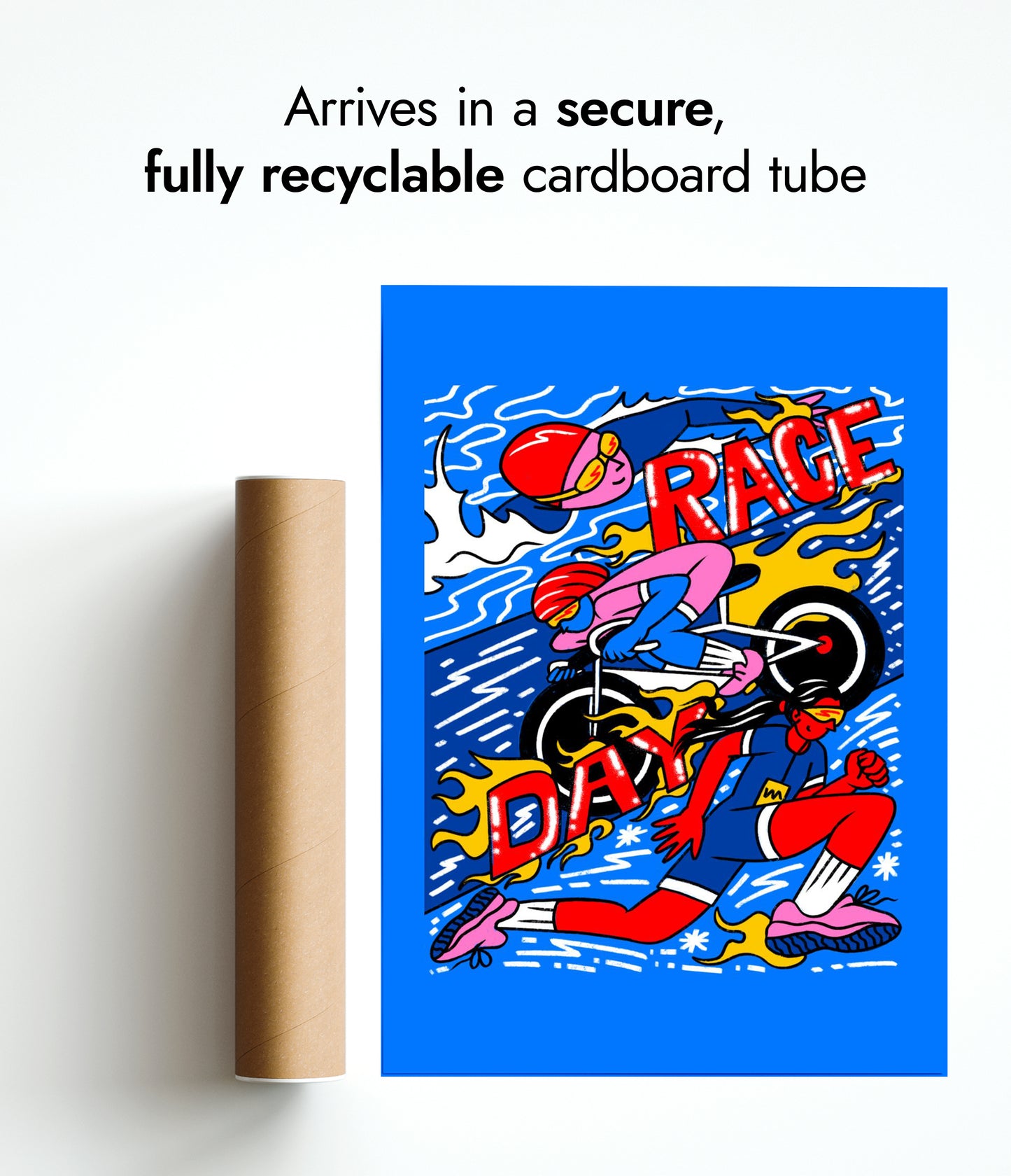 Triathlon On Race Day