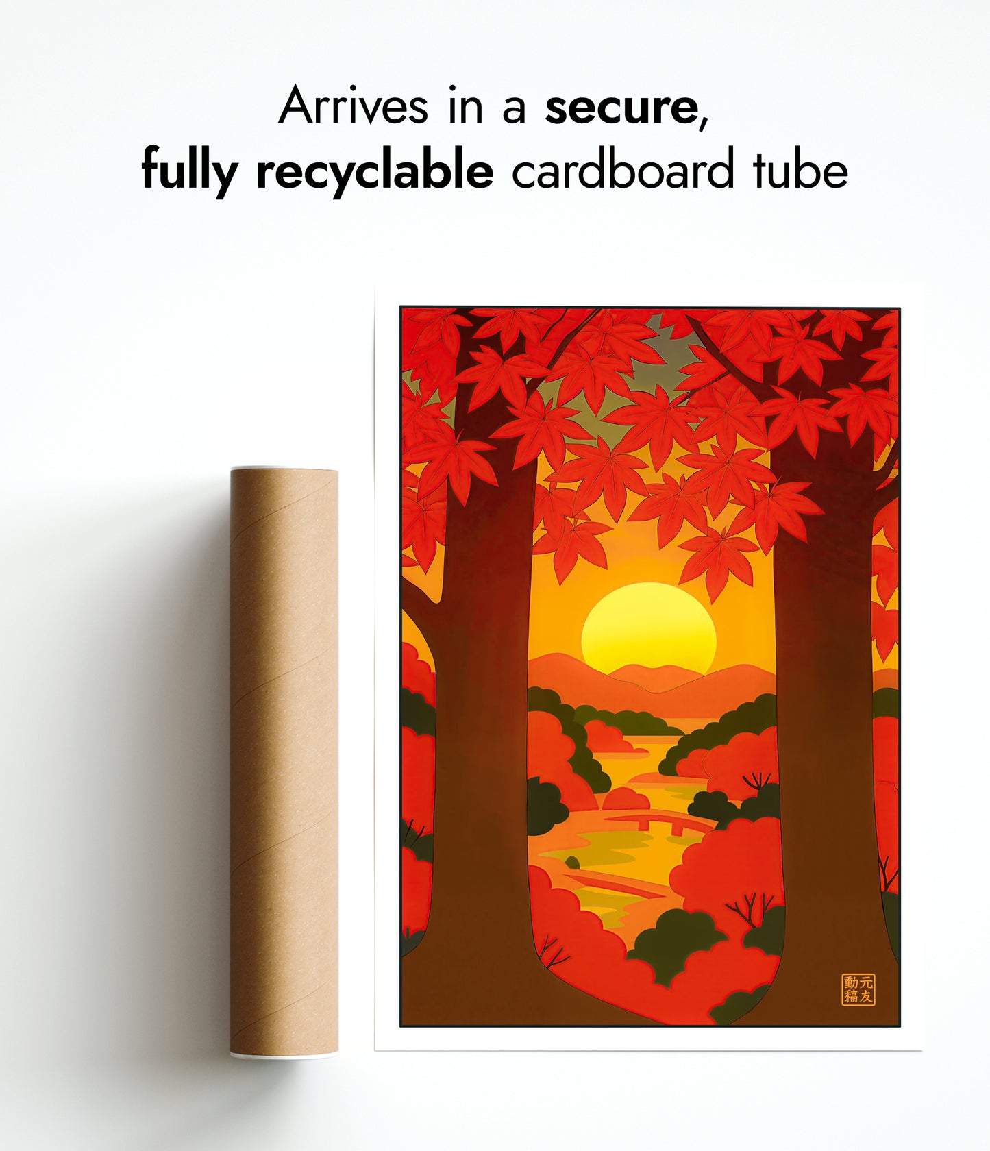 Érables au coucher du soleil