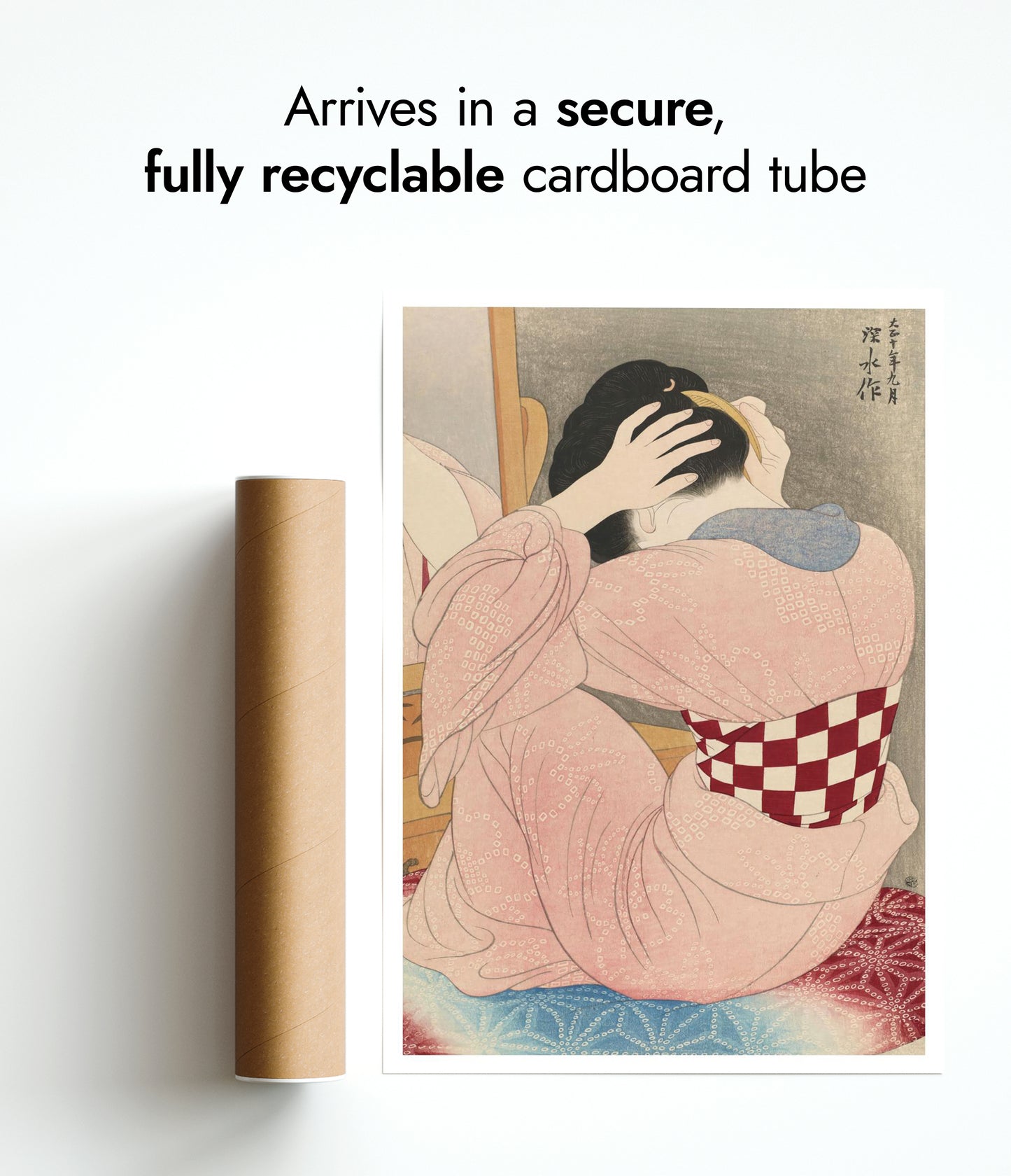 Frau mit einem Untergürtel