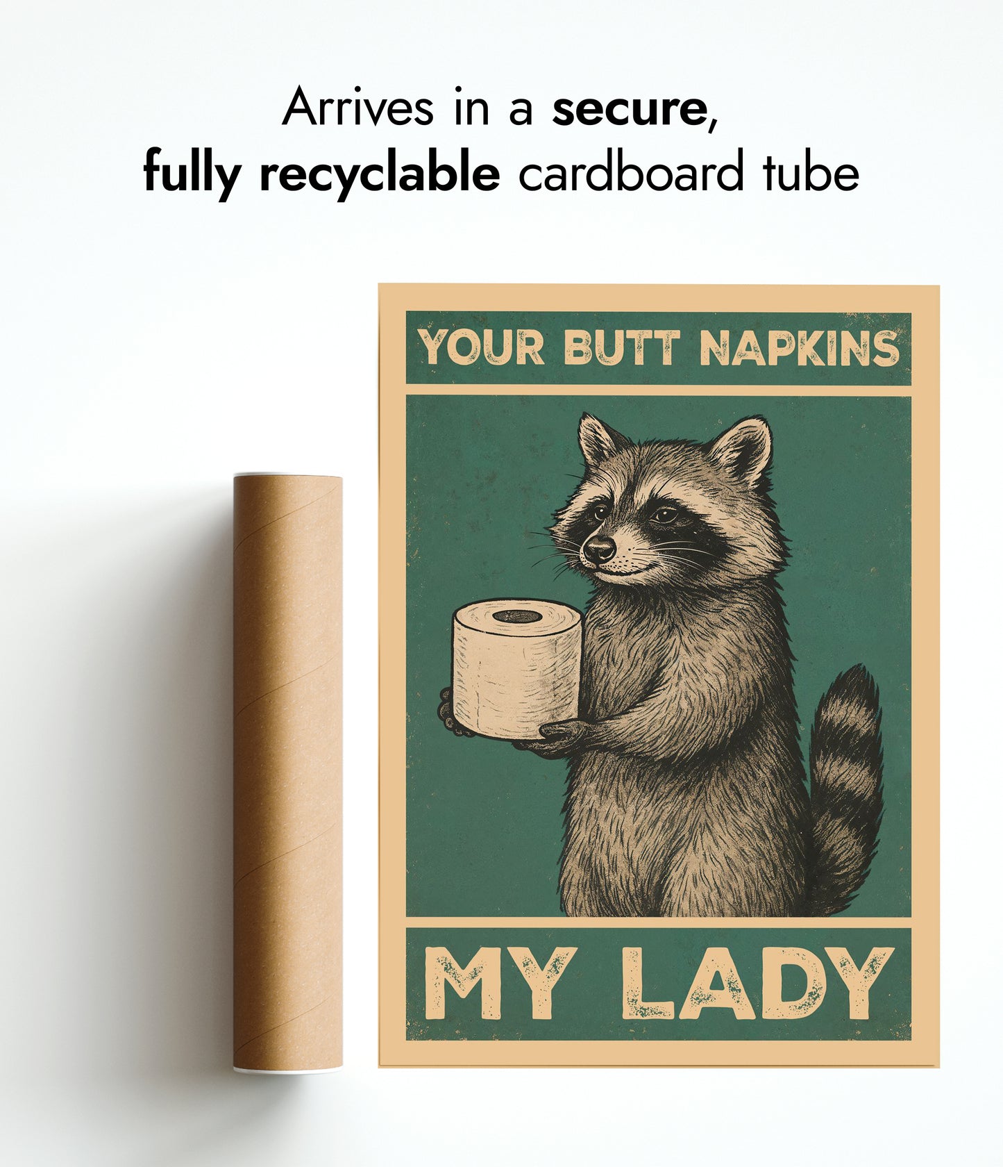 Deine Hintern-Taschentücher, meine Dame