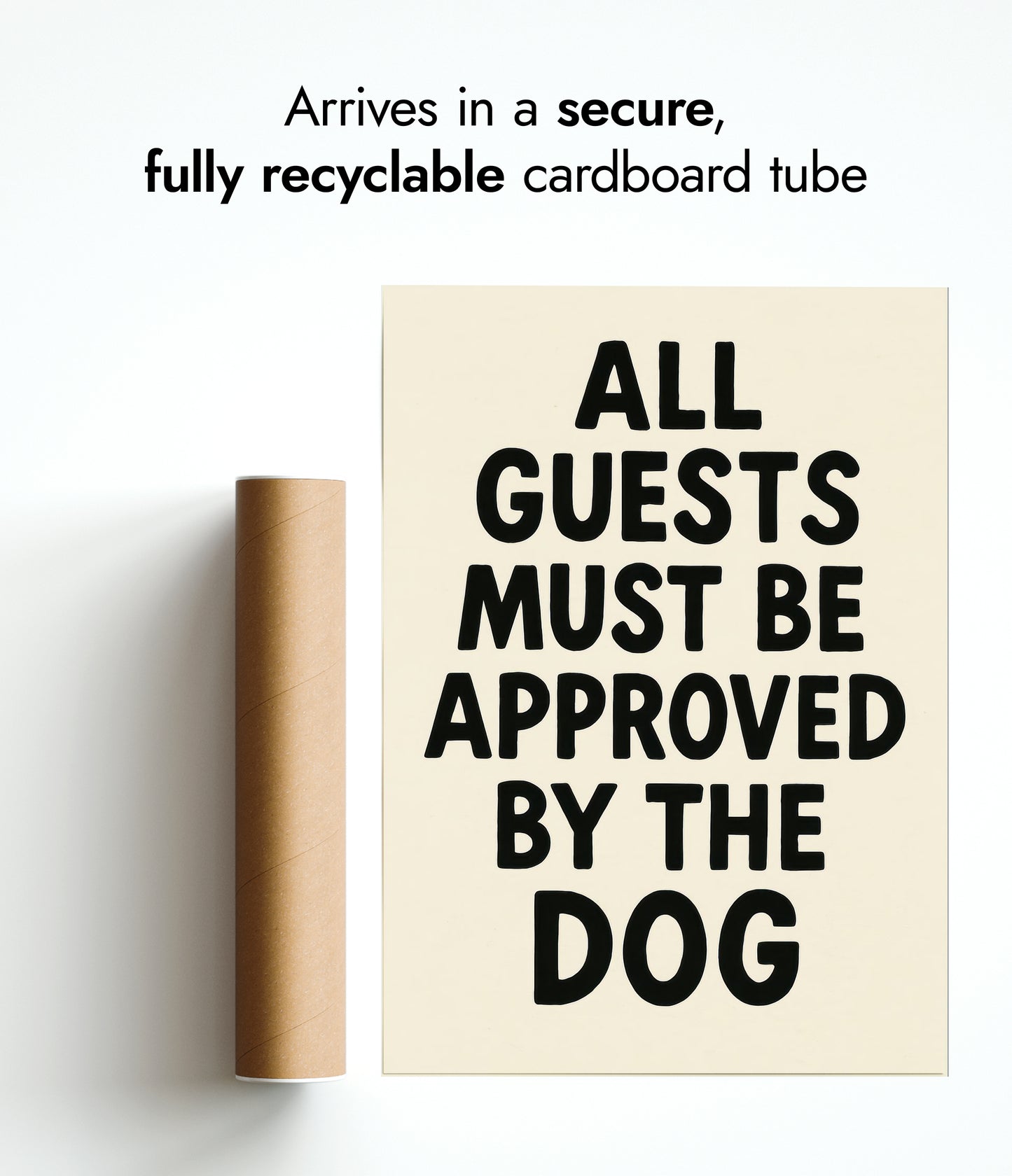 Alle gasten moeten worden goedgekeurd door de hond