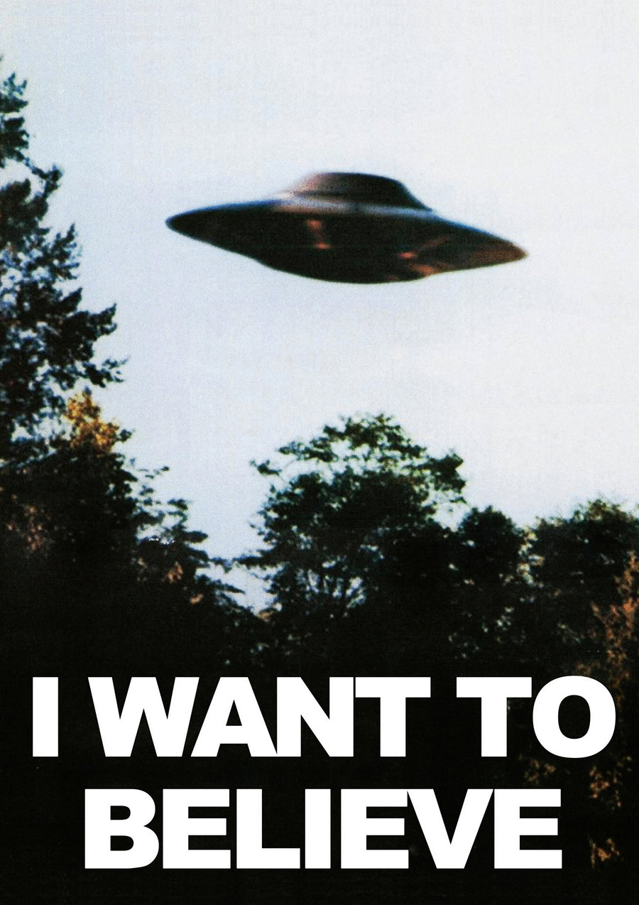 I Want to Believe - Print only