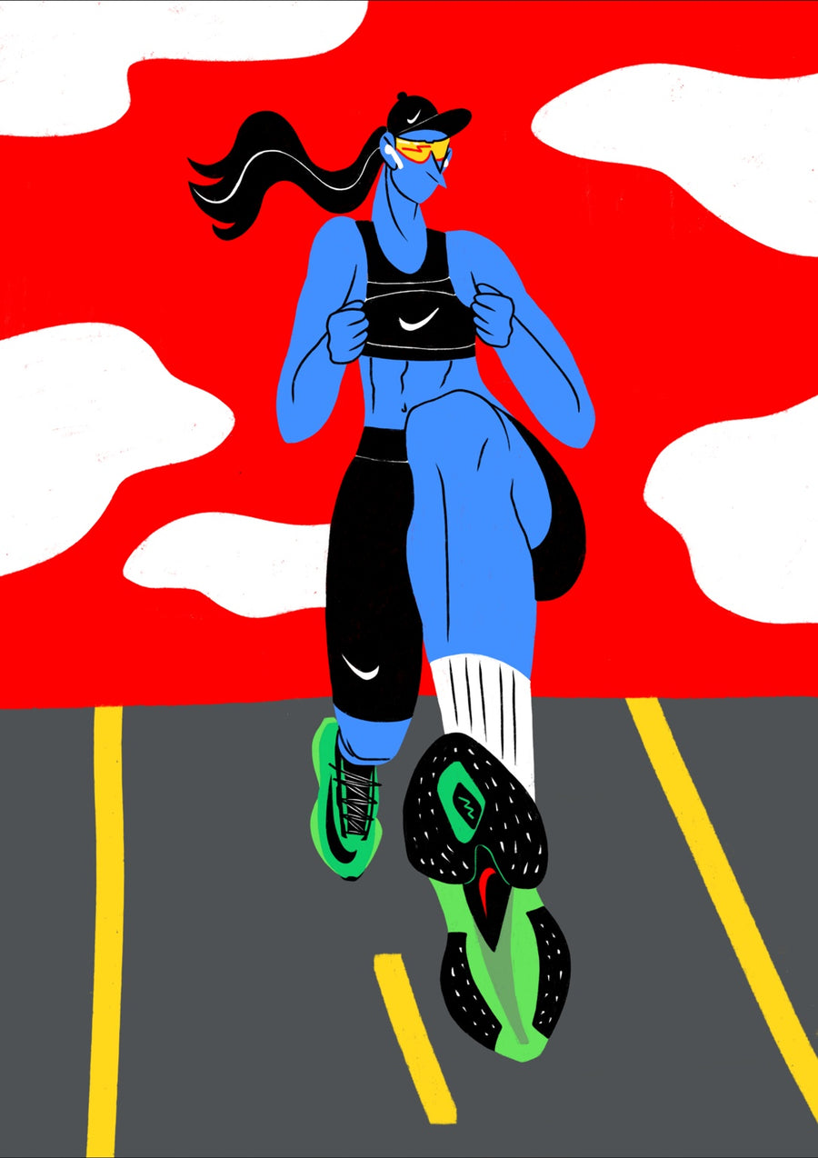 Runner Girl - Print only