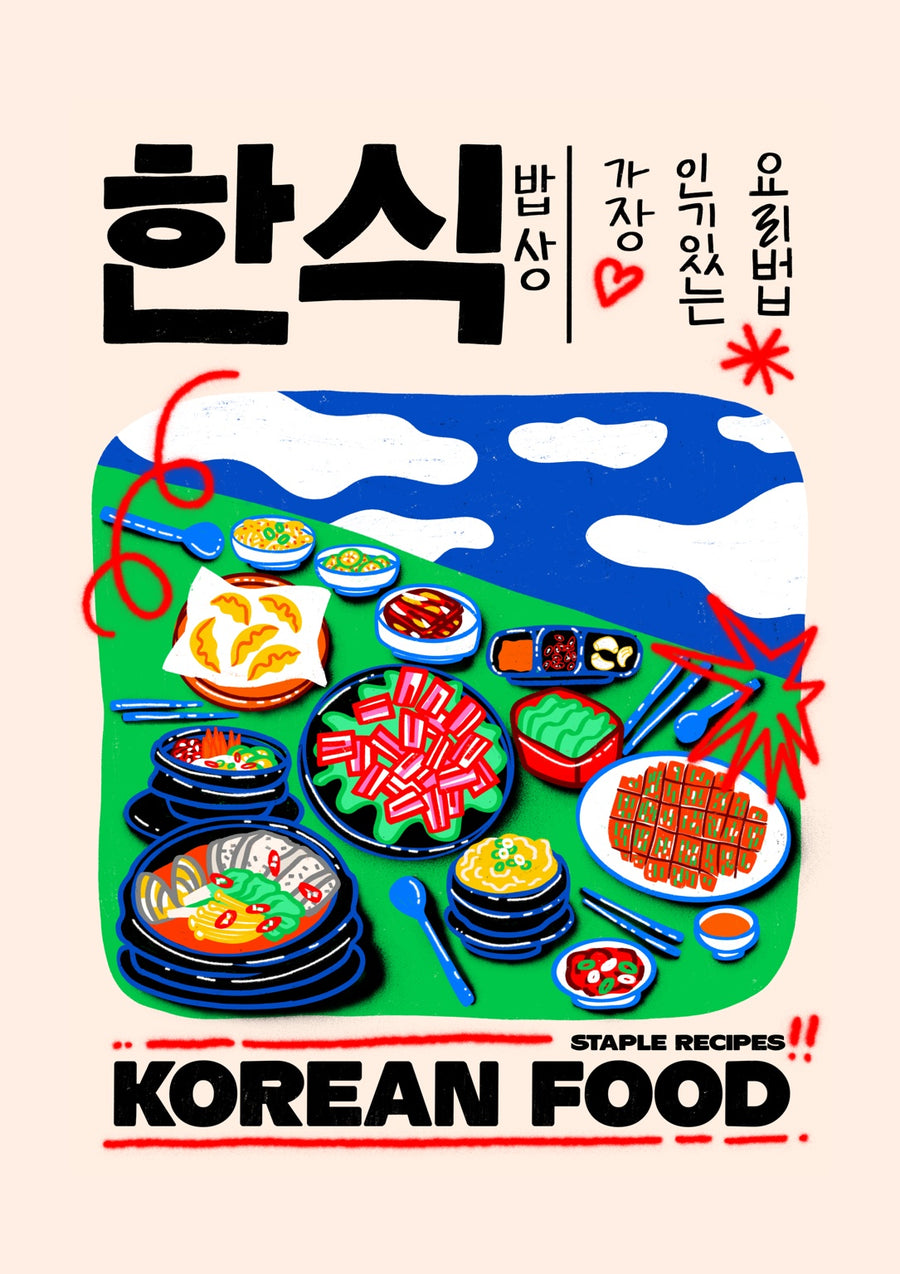 Korean Food - Print only