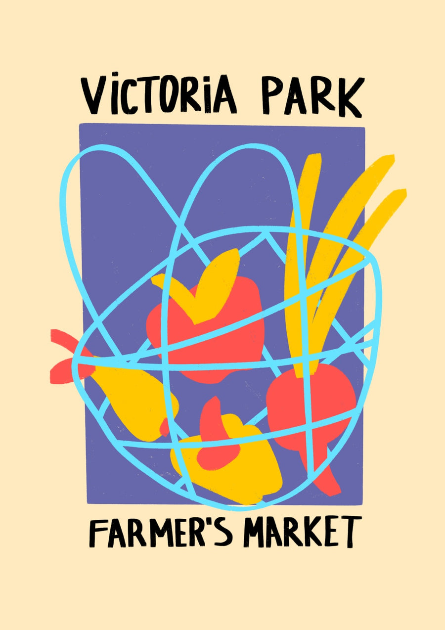 Victoria Park Farmers Market - Print only