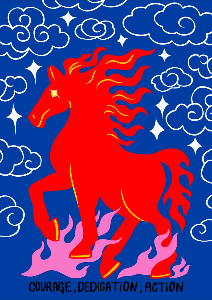 Fire Horse - Print only