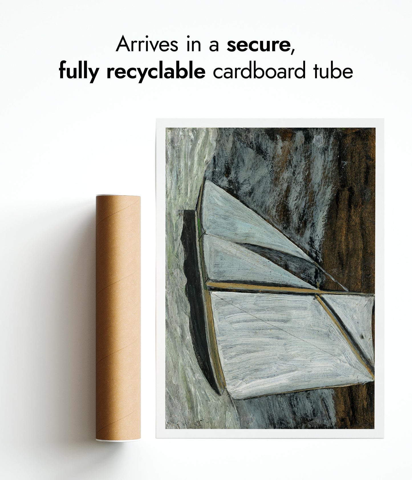 En gaffelriggad segelbåt