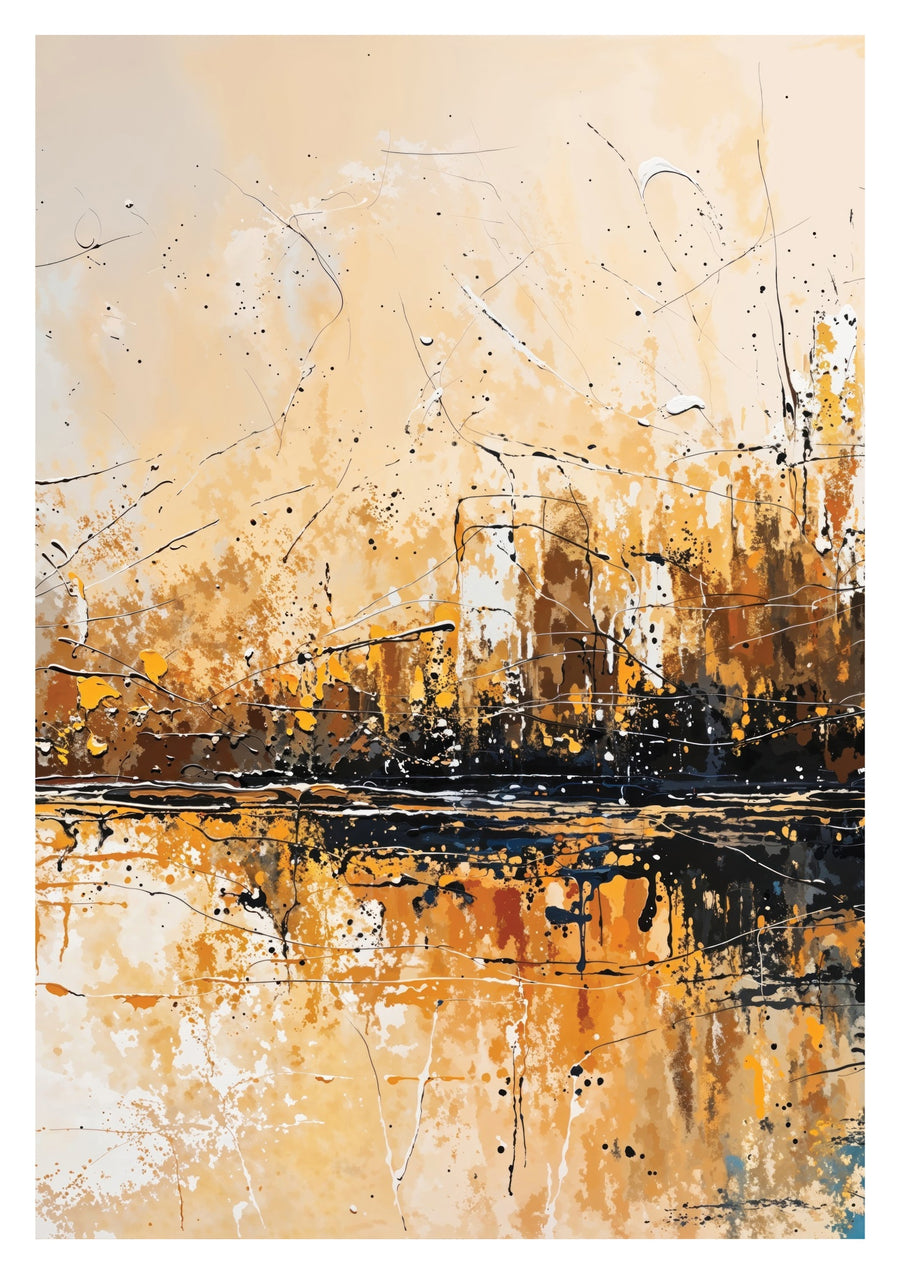 Abstrakte Stadtlandschaft II - Print only