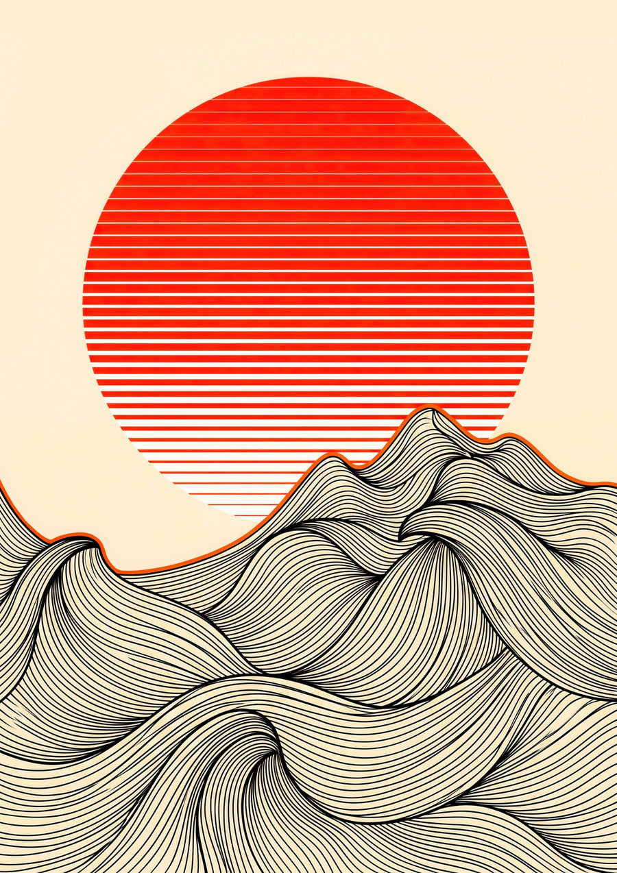 Sunrise Over the Peaks - Print only