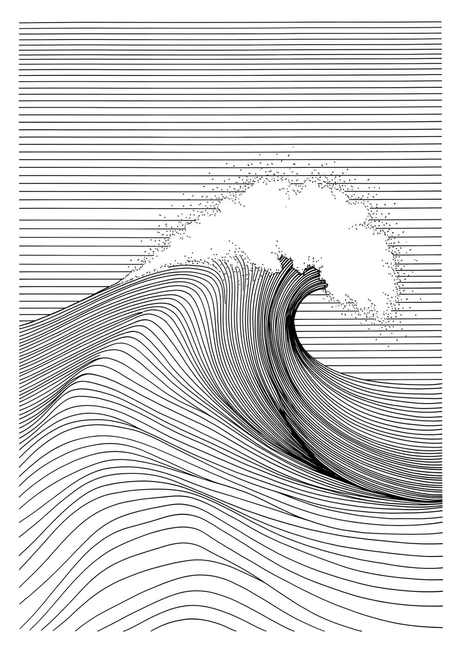 Breaking Wave - Print only