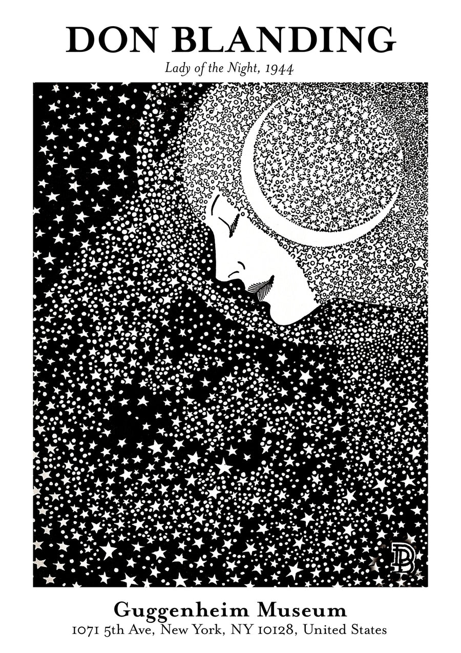 Dame de la Nuit - Print only