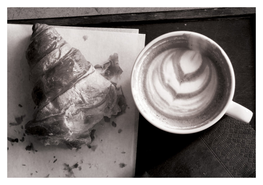 Café & Croissant - Print only