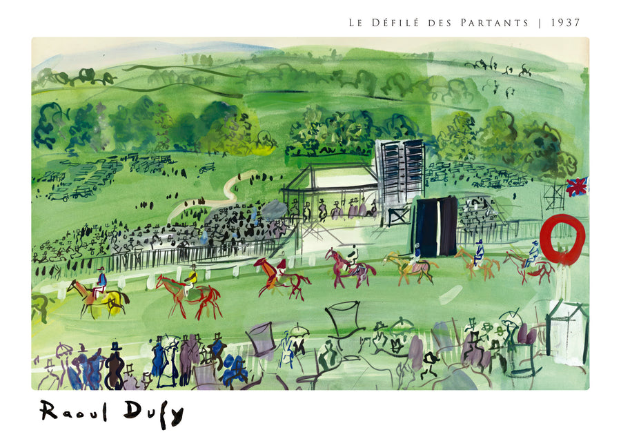 Epsom, die Parade der Ausziehenden - Print only