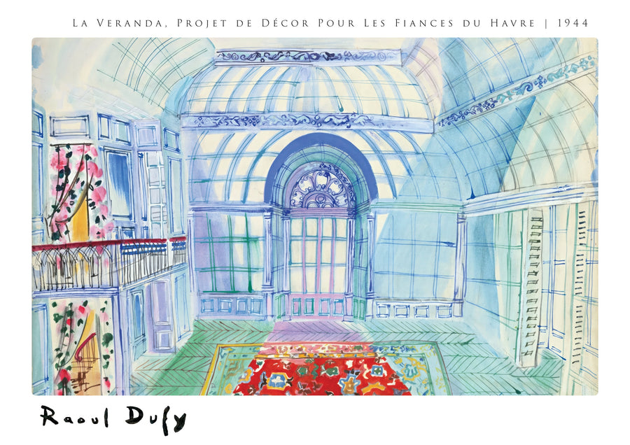 La Véranda, Projet de Décor Pour - Print only