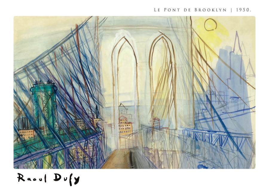 Le Pont de Brooklyn - Print only