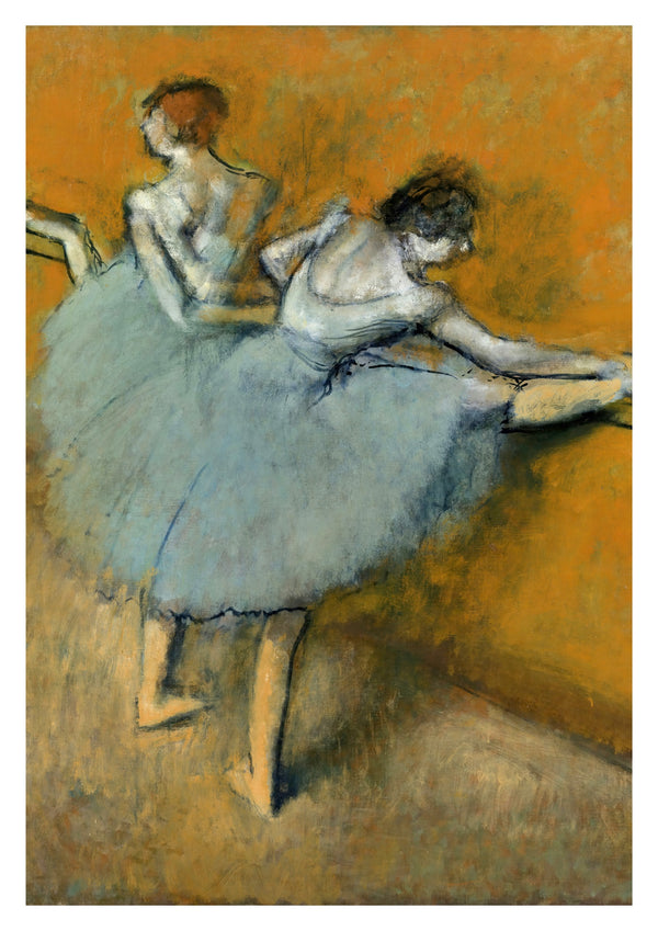Dansers aan de barre