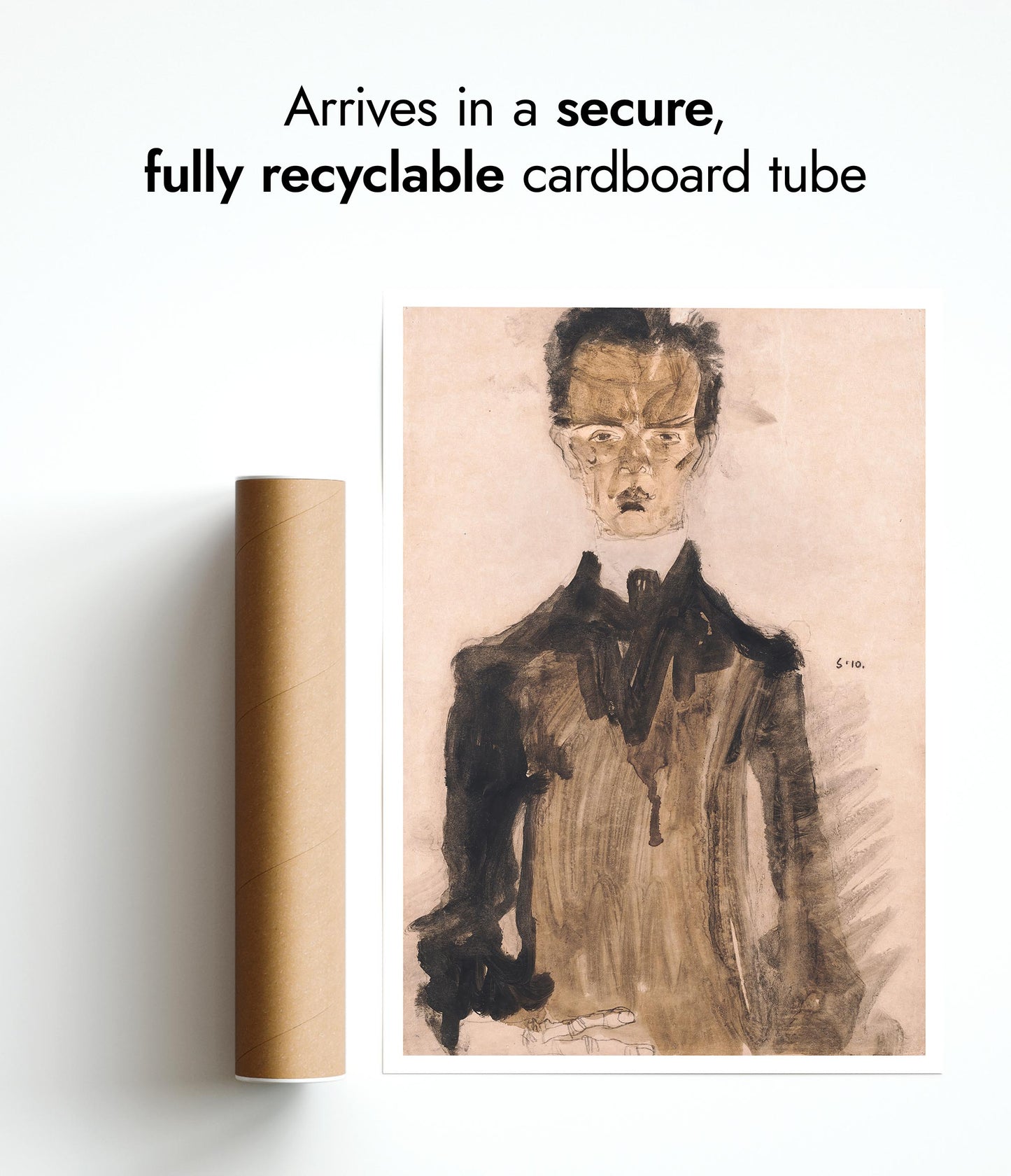 Self-Portrait in Black Garment