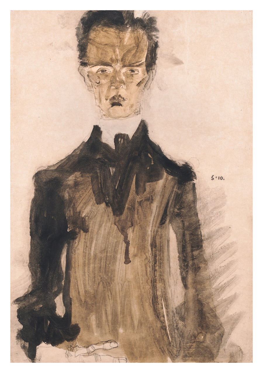 Self-Portrait in Black Garment - Print only