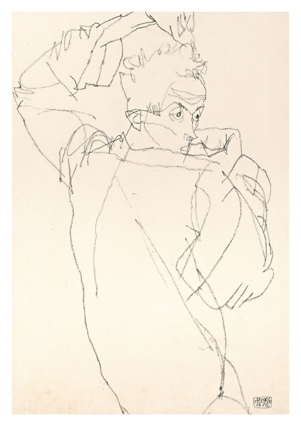 Autoportrait en pose dramatique