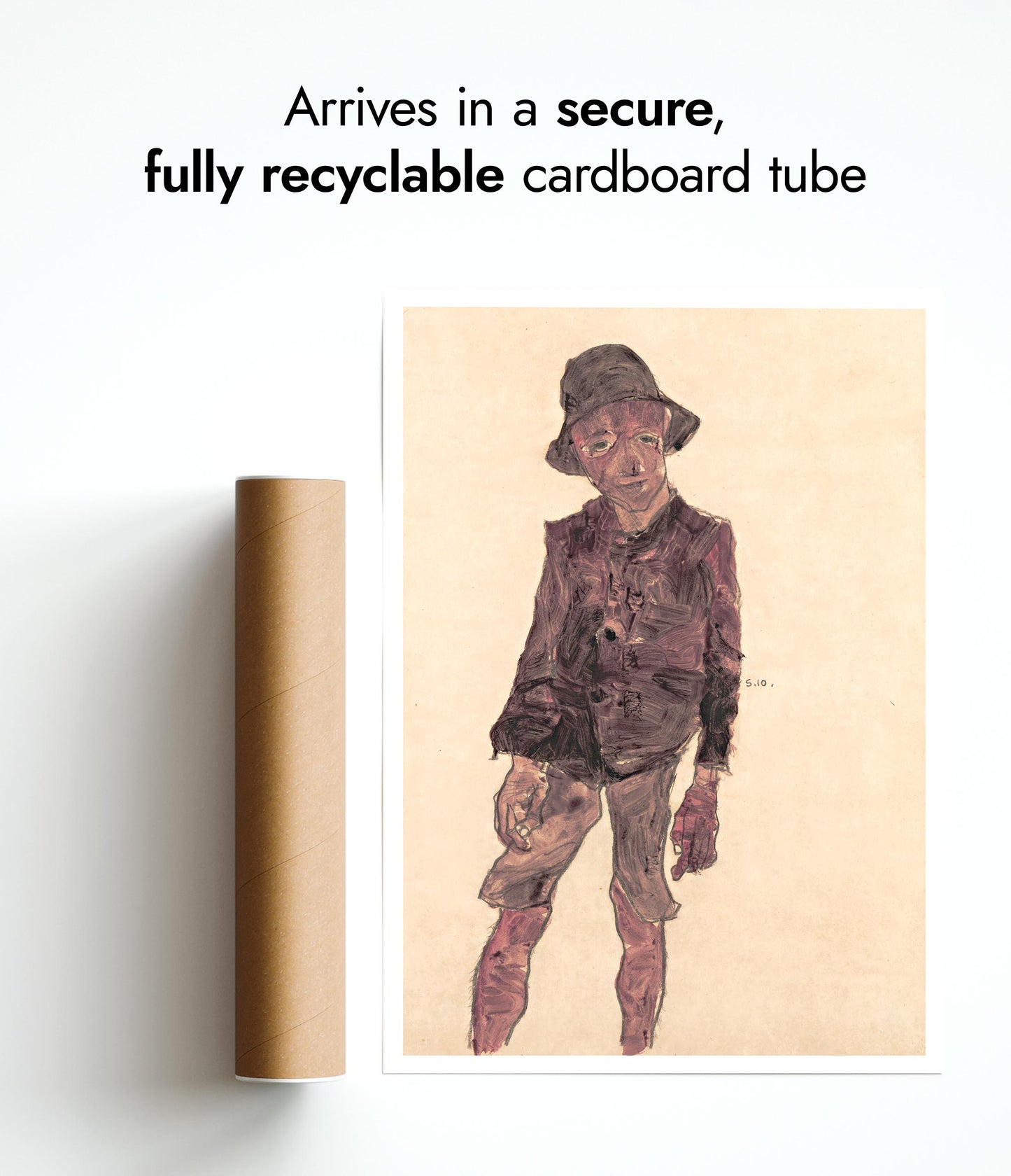 Standing Boy with Hat