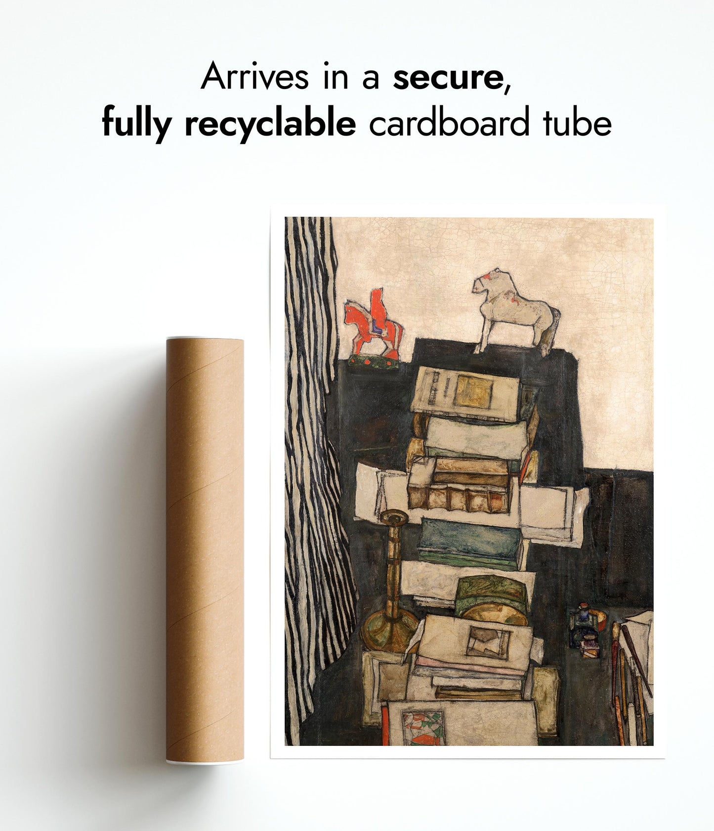 Still Life with Books (The Artist's Desk)