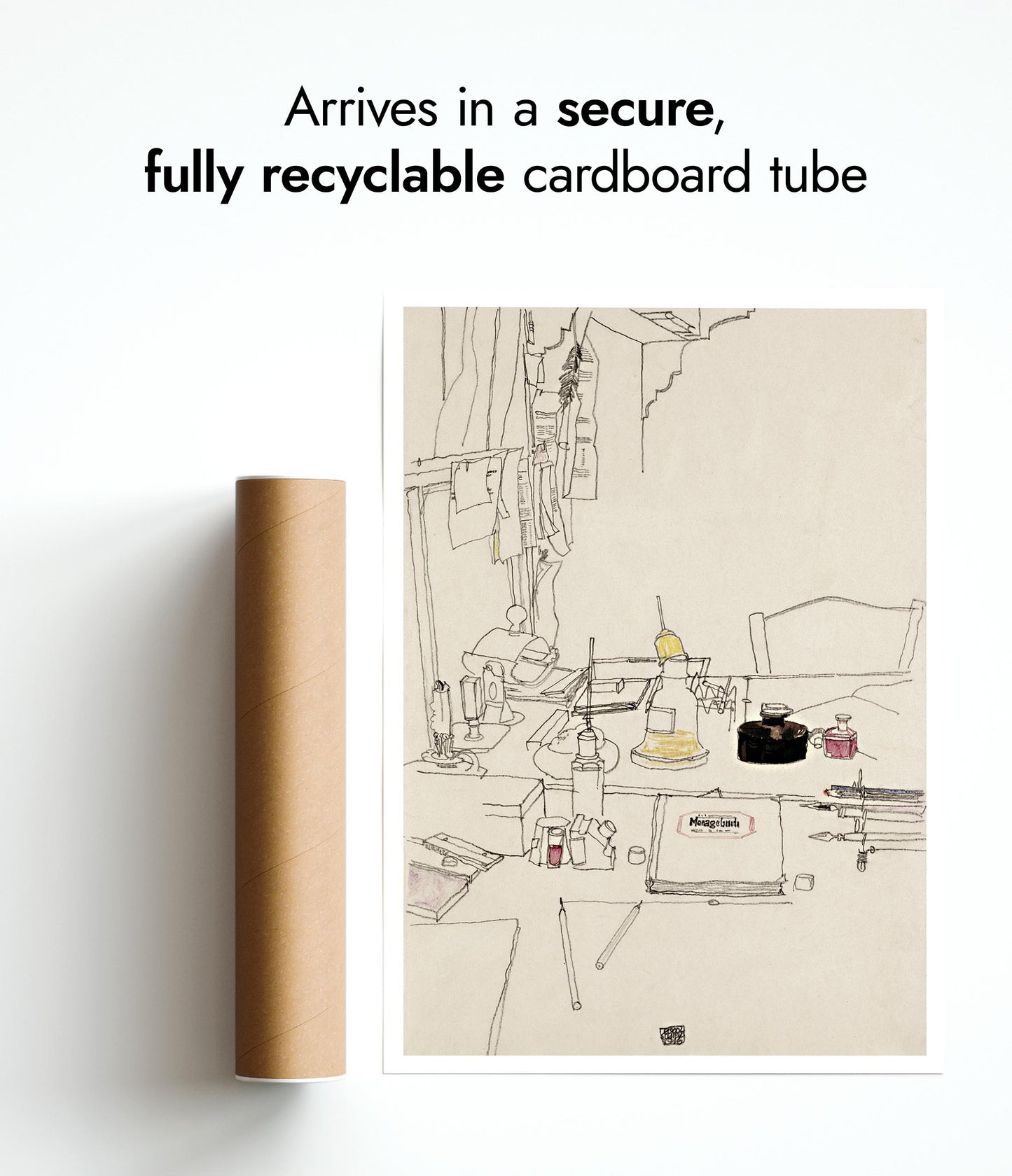 Writing Desk in Prisoner-of-War Camp Muhling