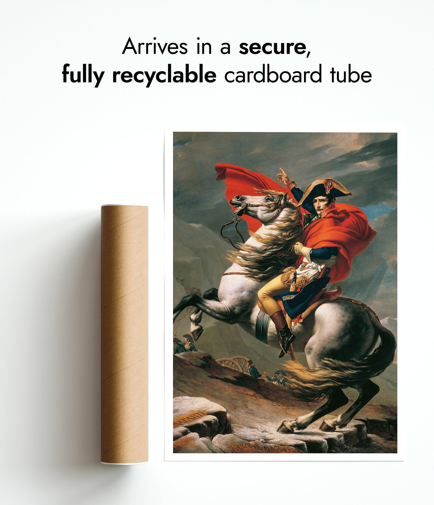 Napoléon franchissant les Alpes