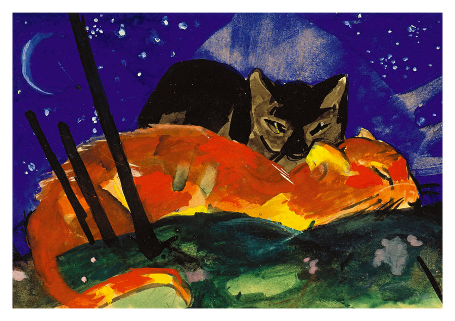 Deux chats - Print only