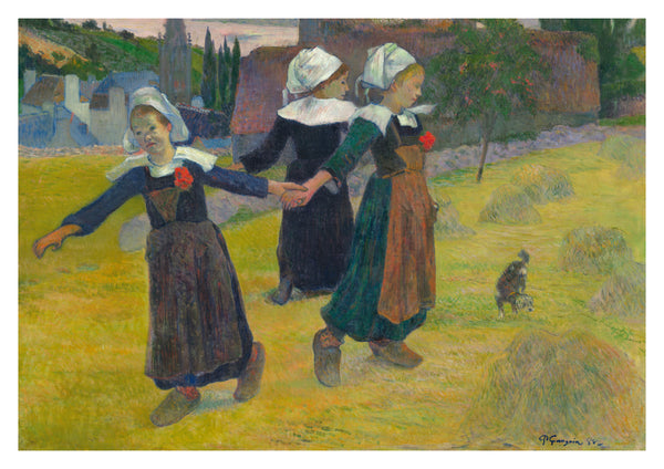 Breton Girls Dancing