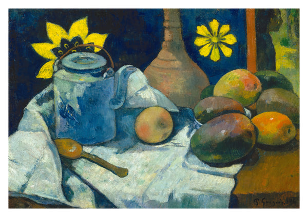 Still Life with Teapot and Fruit