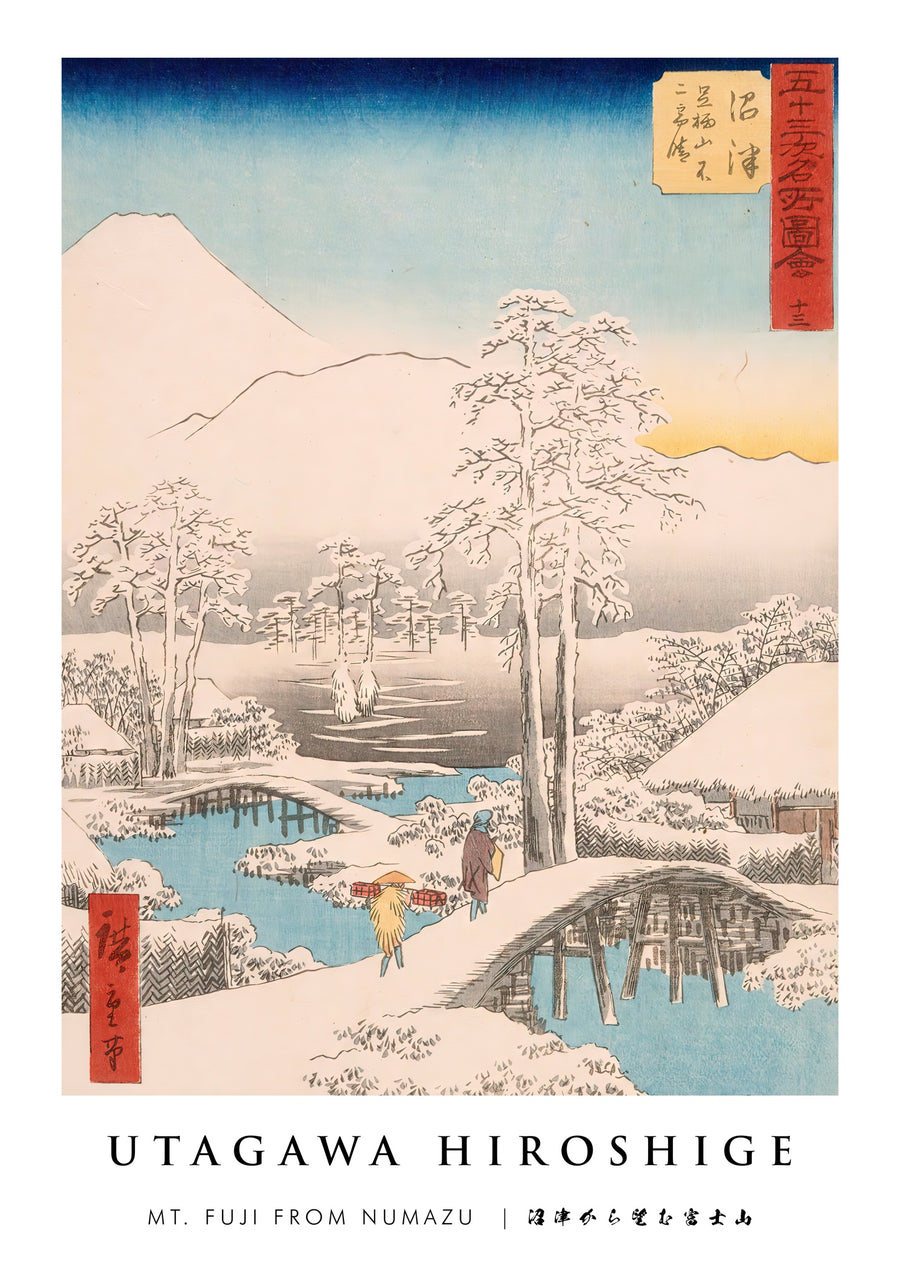 Berget Fuji från Numazu - Print only
