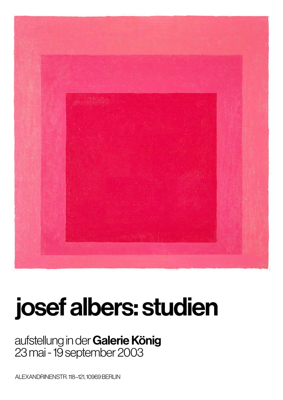 Homage to the Square Pink - Print only