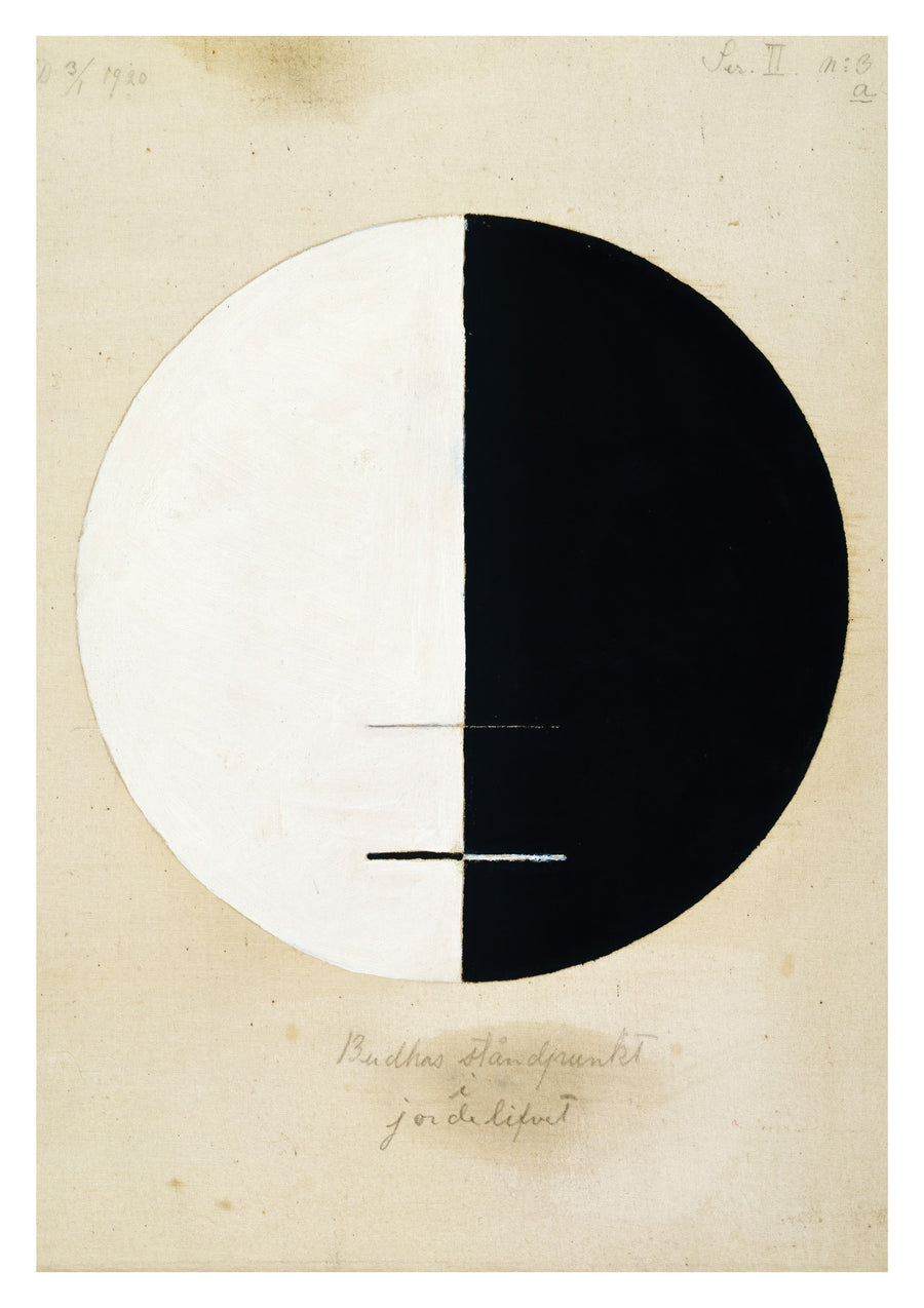 Het standpunt van Boeddha op de aarde - Print only