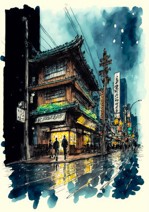 Tokyo Waterverf