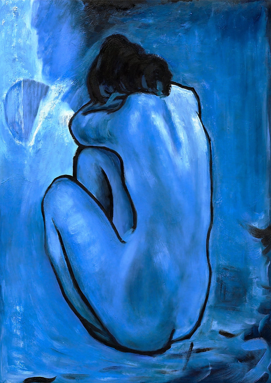 Blauwe Naakt - Print only