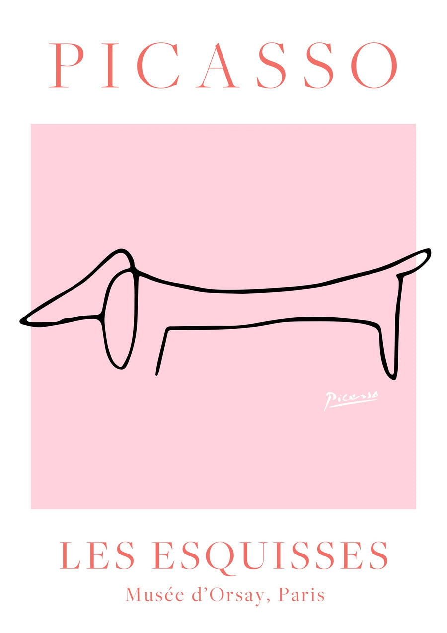 Pink Dog - Print only