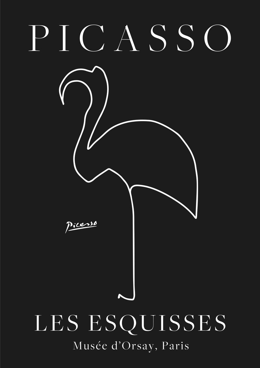 Flamant Noir - Print only