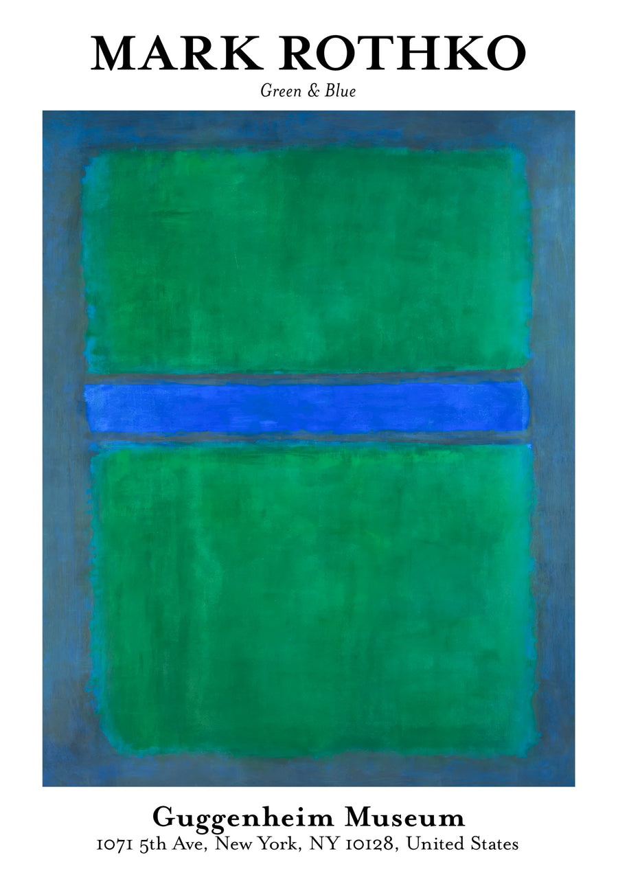 Green & Blue - Print only