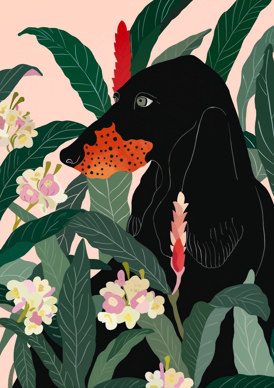 Hidden in the Greenery - Print only