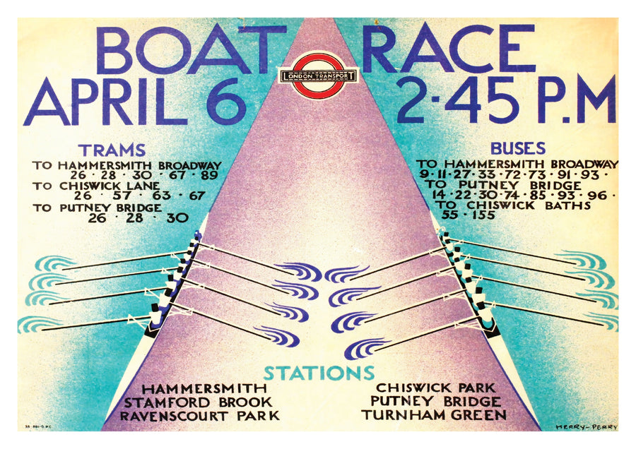 Chiswick Boat Race - Print only