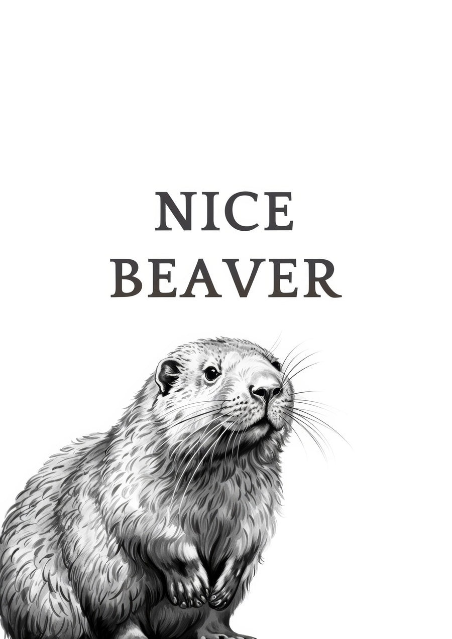 Leuke Bever - Print only