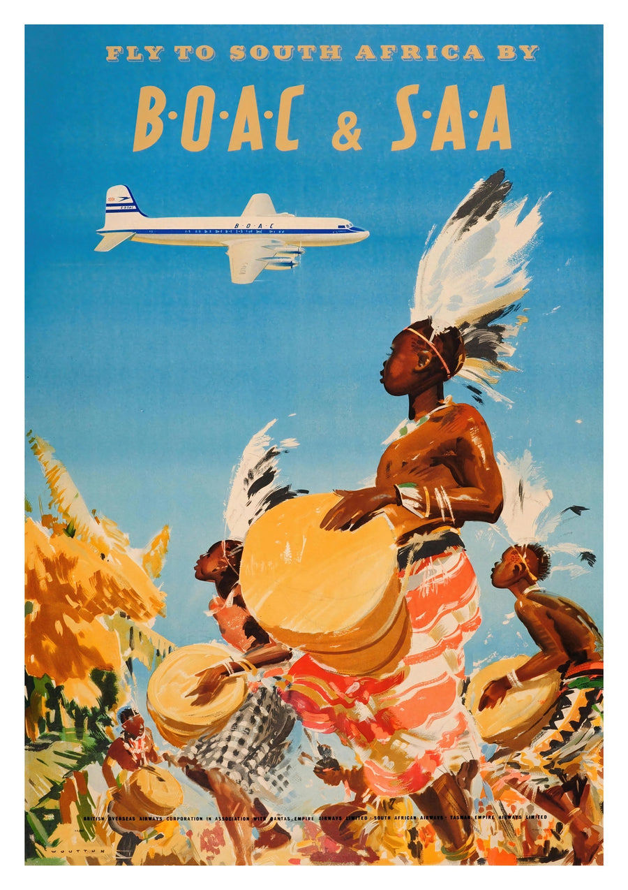 Voler vers l'Afrique du Sud - Print only