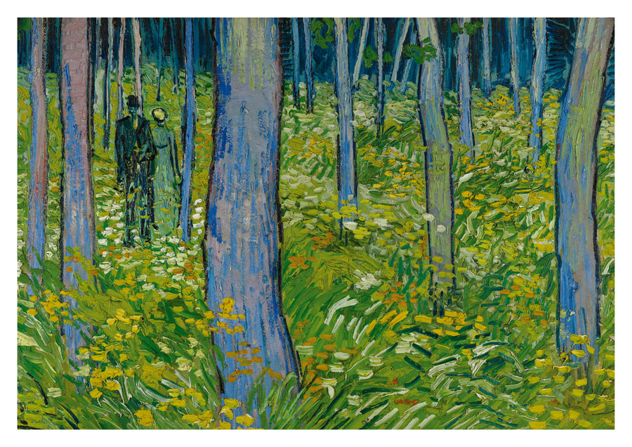 Sous-bois avec deux figures - Print only