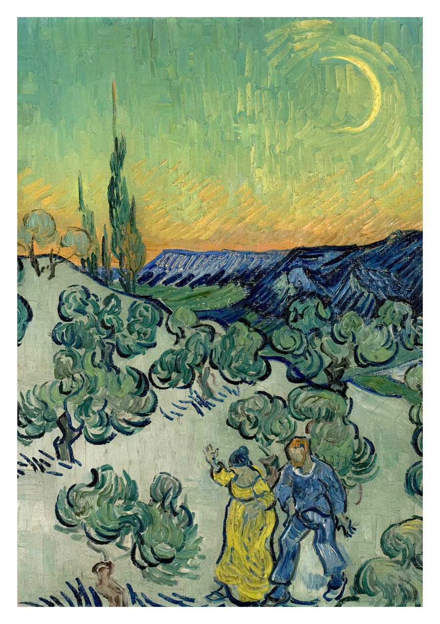 Une promenade au crépuscule - Print only