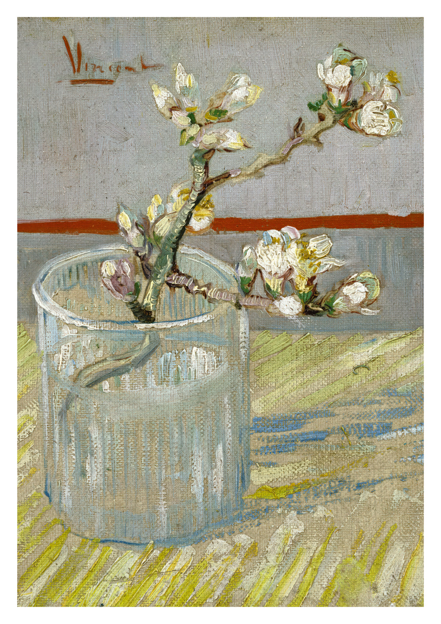 Kvistska av blommande mandel - Print only