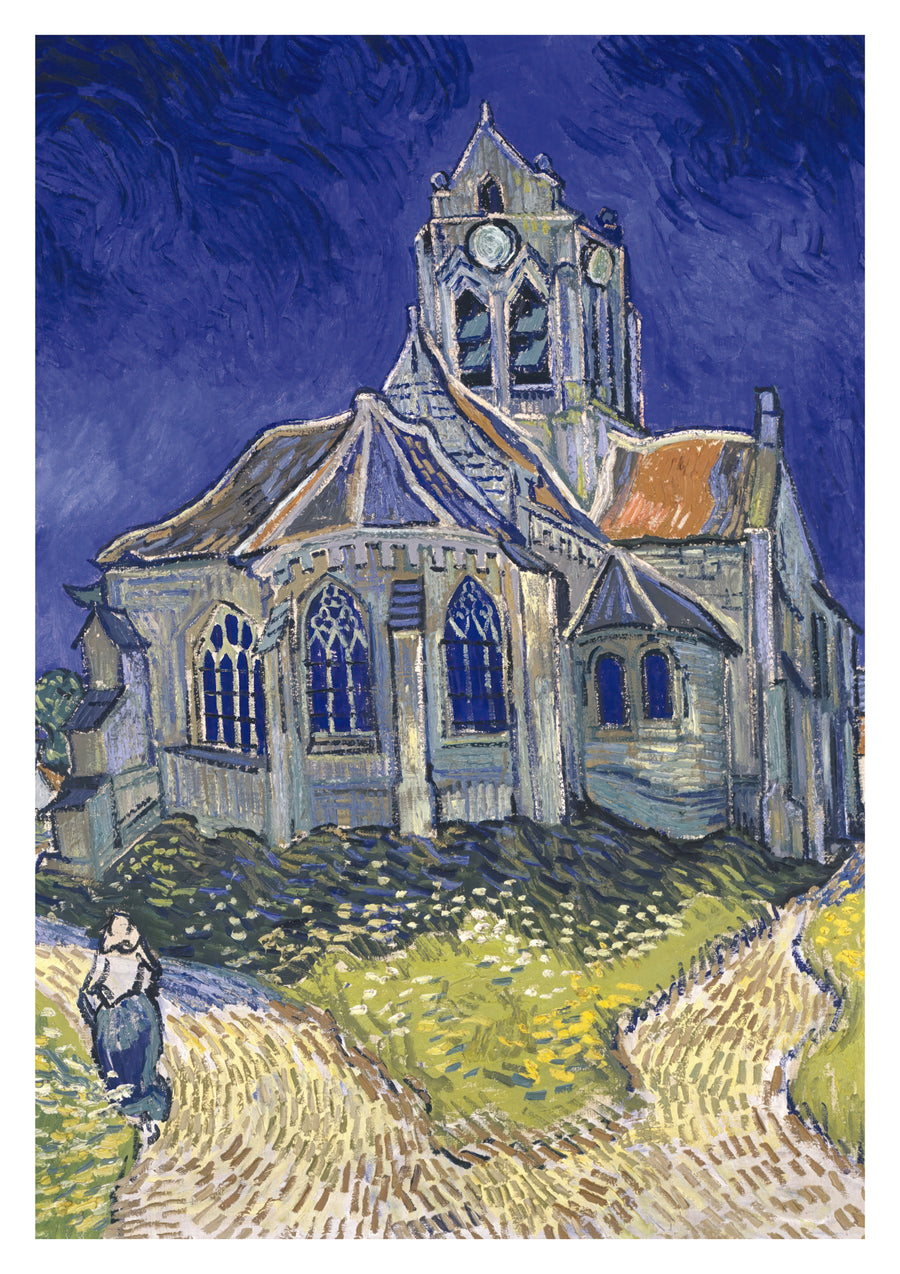 Kyrkan i Auvers-sur-Oise - Print only