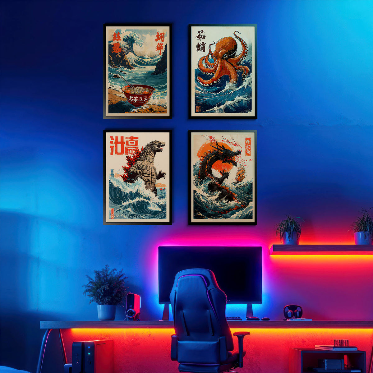 Anime-Legenden Galerie-Wand