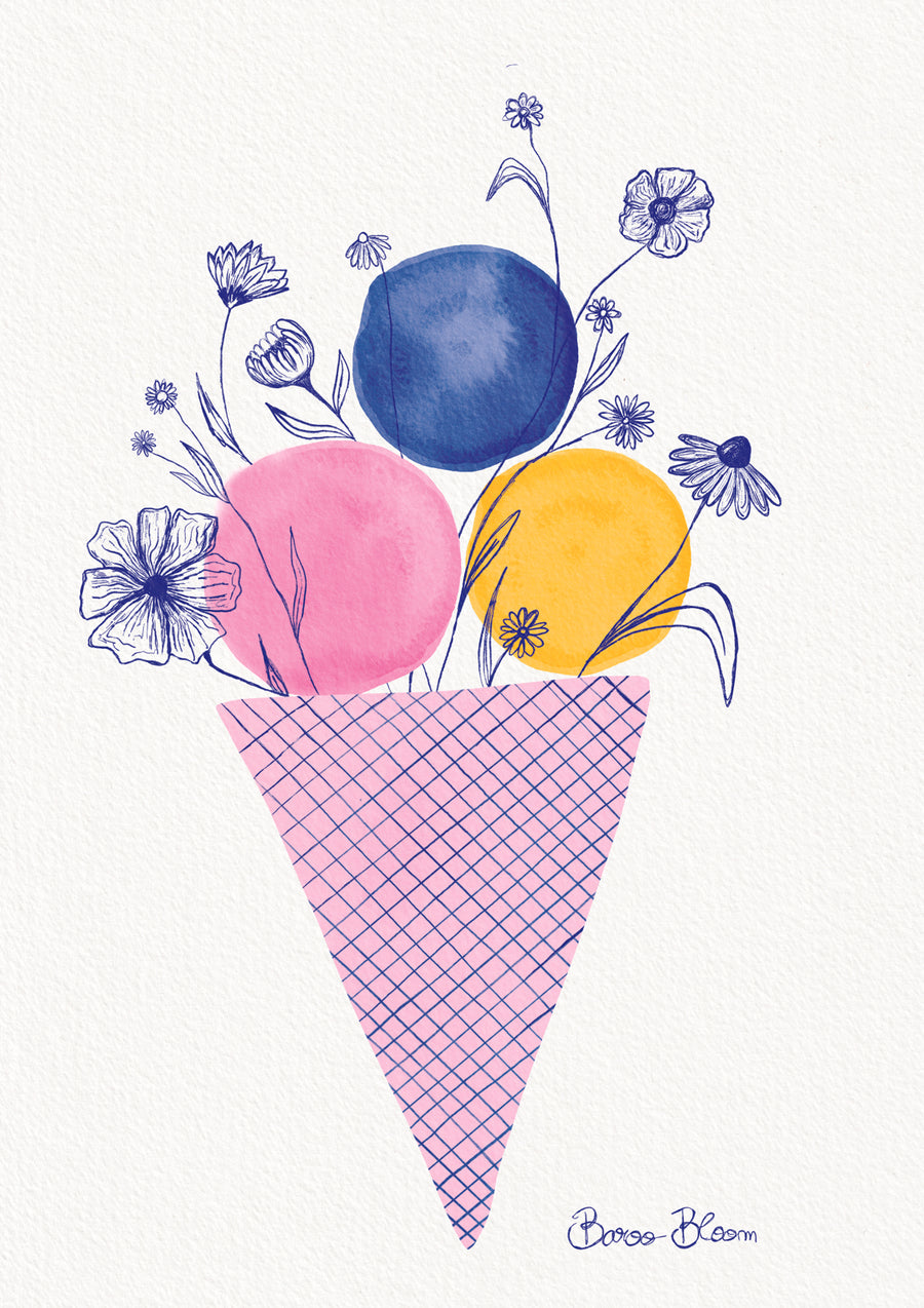 Ice Flowers - Print only