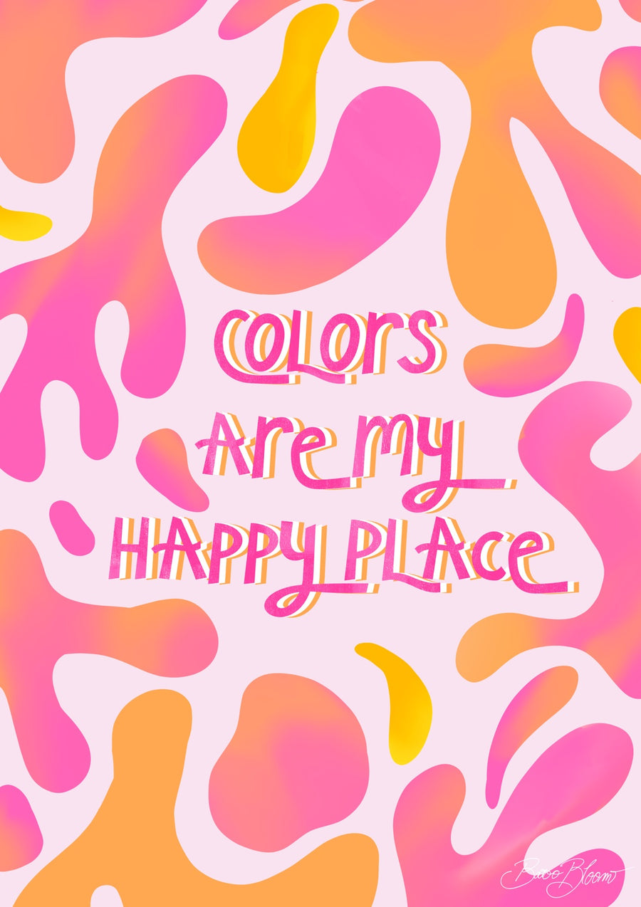 Colour Happy Place - Print only